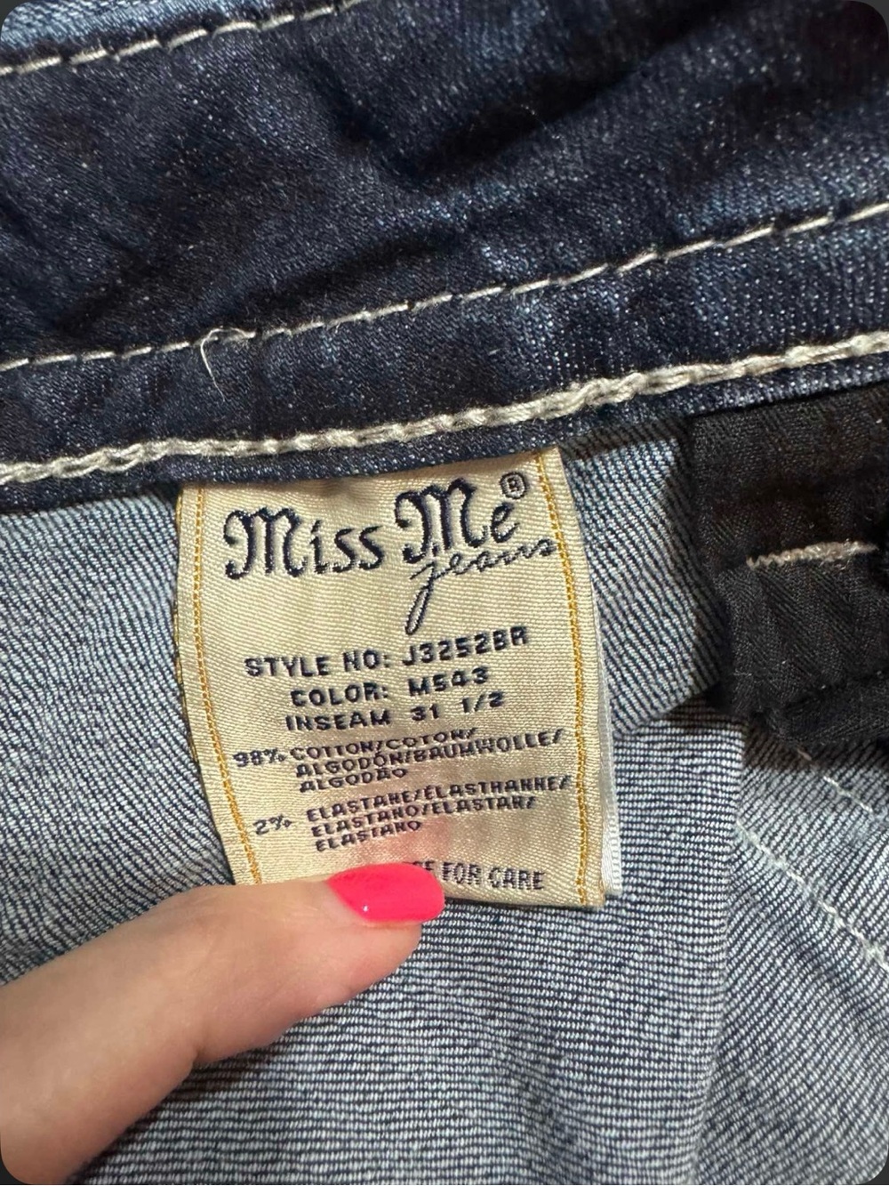 Miss Me Women's Jeans in Dark Indigo